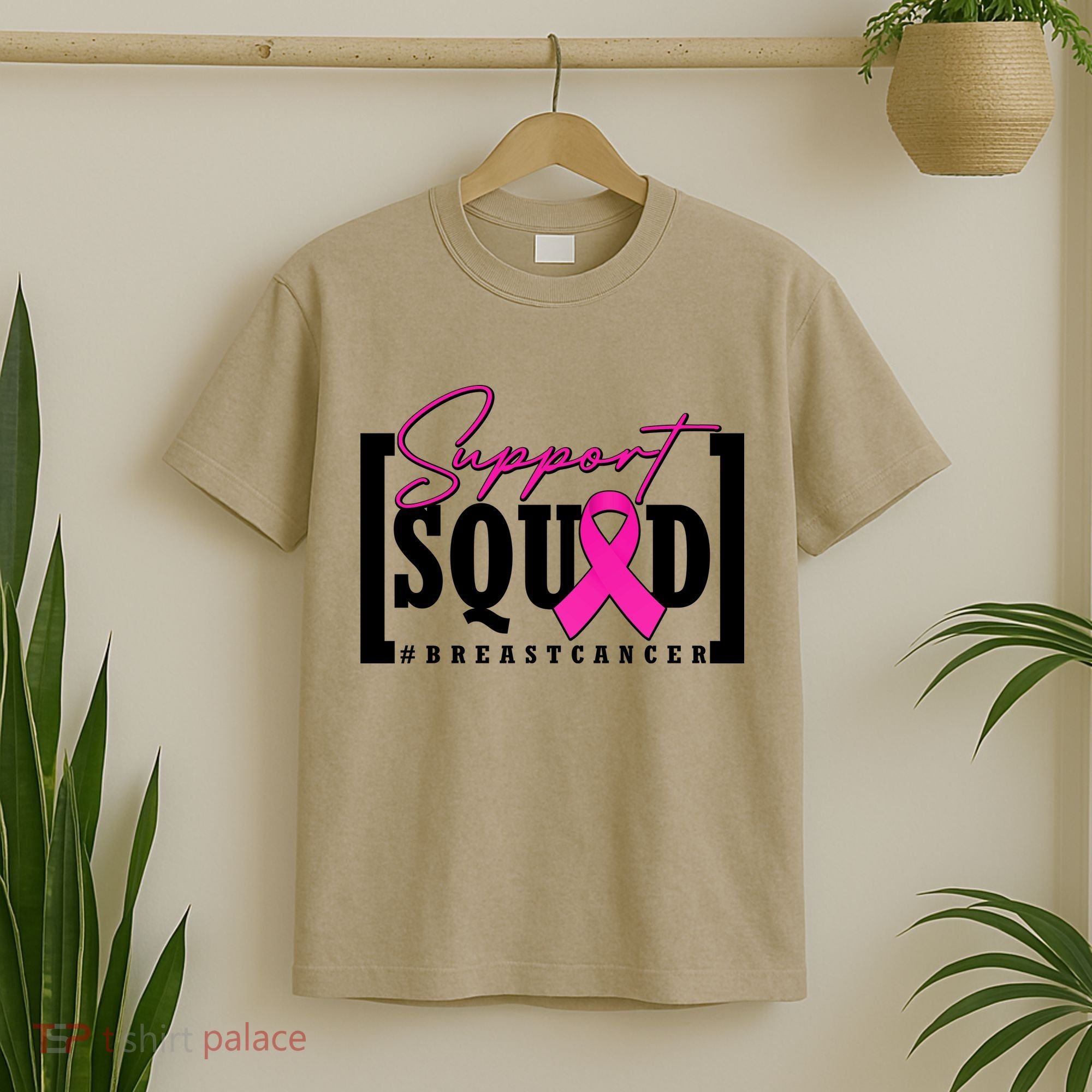 Support Squad #Breast Cancer Awareness Warrior T-Shirt