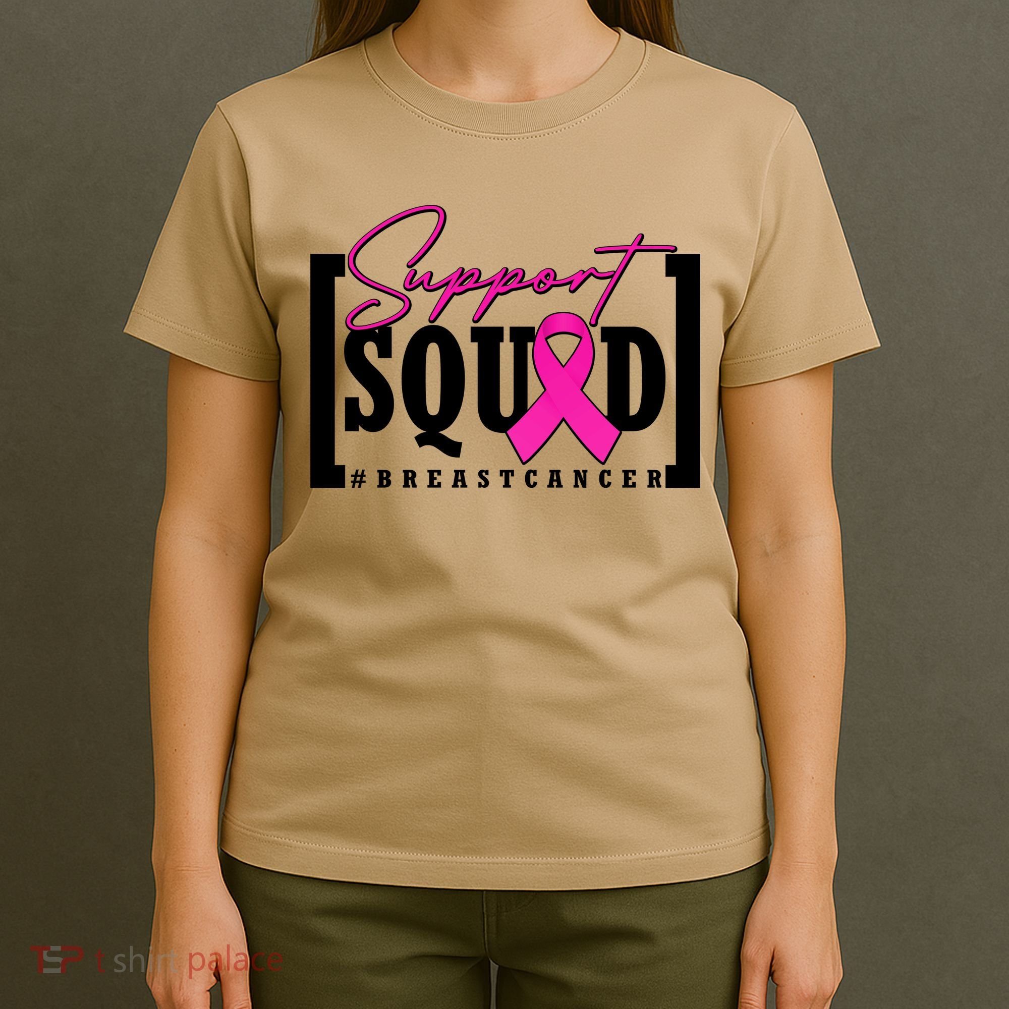 Support Squad #Breast Cancer Awareness Warrior T-Shirt