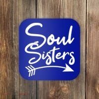 Soul Sisters Best Friends Matching Mothers Day Mom Bff Great Gift Coaster thumb 0
