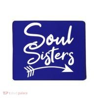 Soul Sisters Best Friends Matching Mothers Day Mom Bff Great Gift Mousepad thumb 0