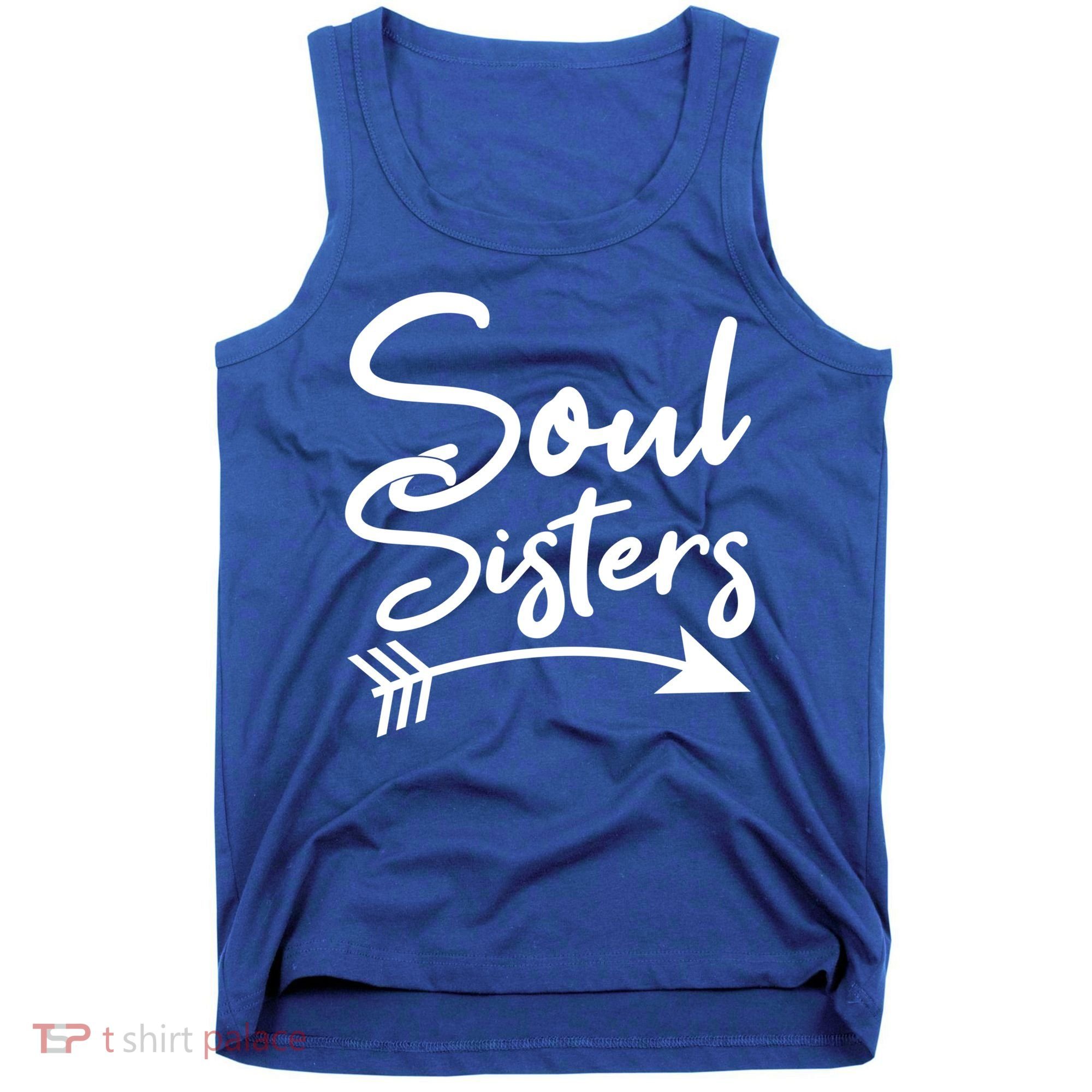 Soul Sisters Best Friends Matching Mothers Day Mom Bff Great Gift Tank Top