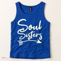 Soul Sisters Best Friends Matching Mothers Day Mom Bff Great Gift Tank Top thumb 2