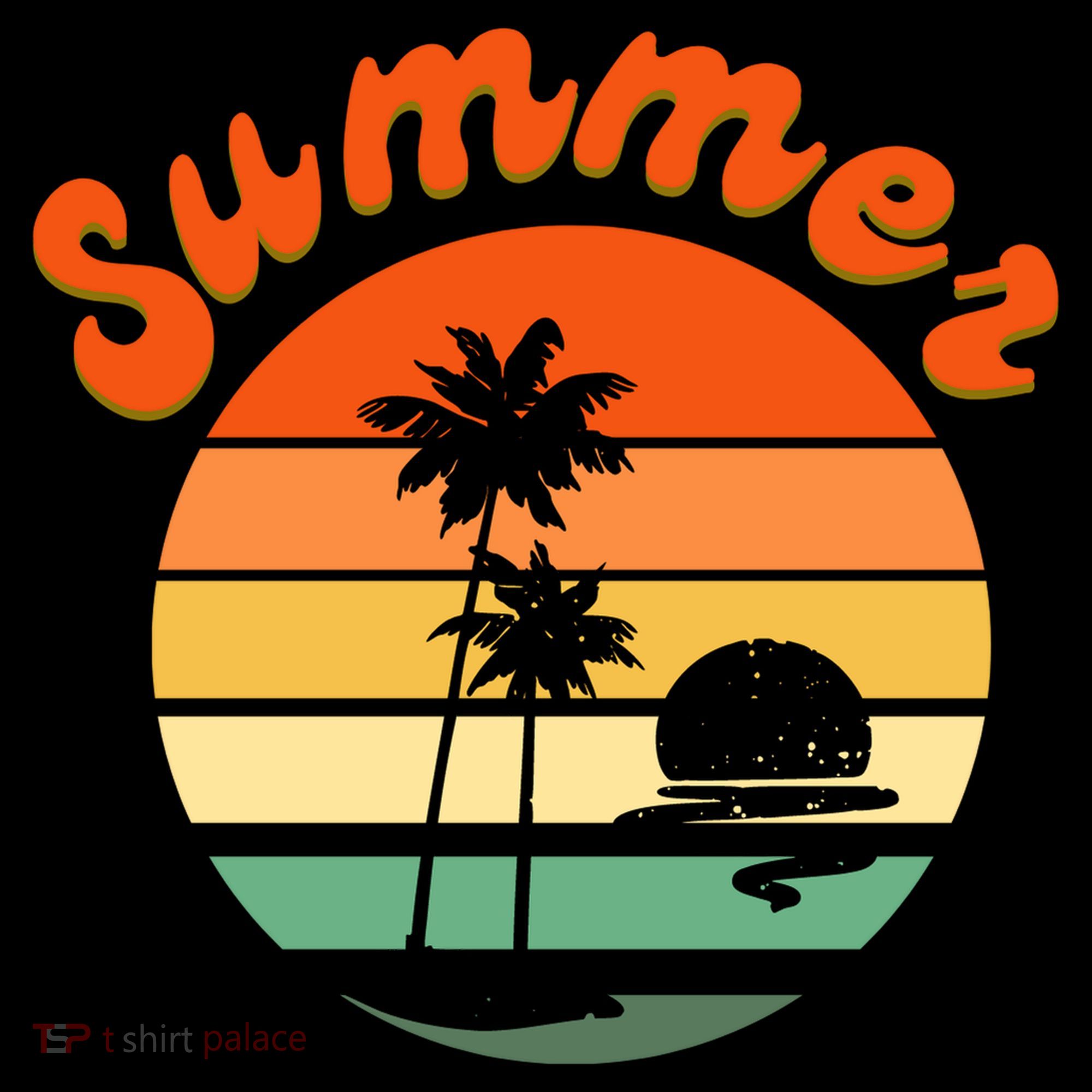 Summer Sunset Beach Retro Vacation Coffee Mug