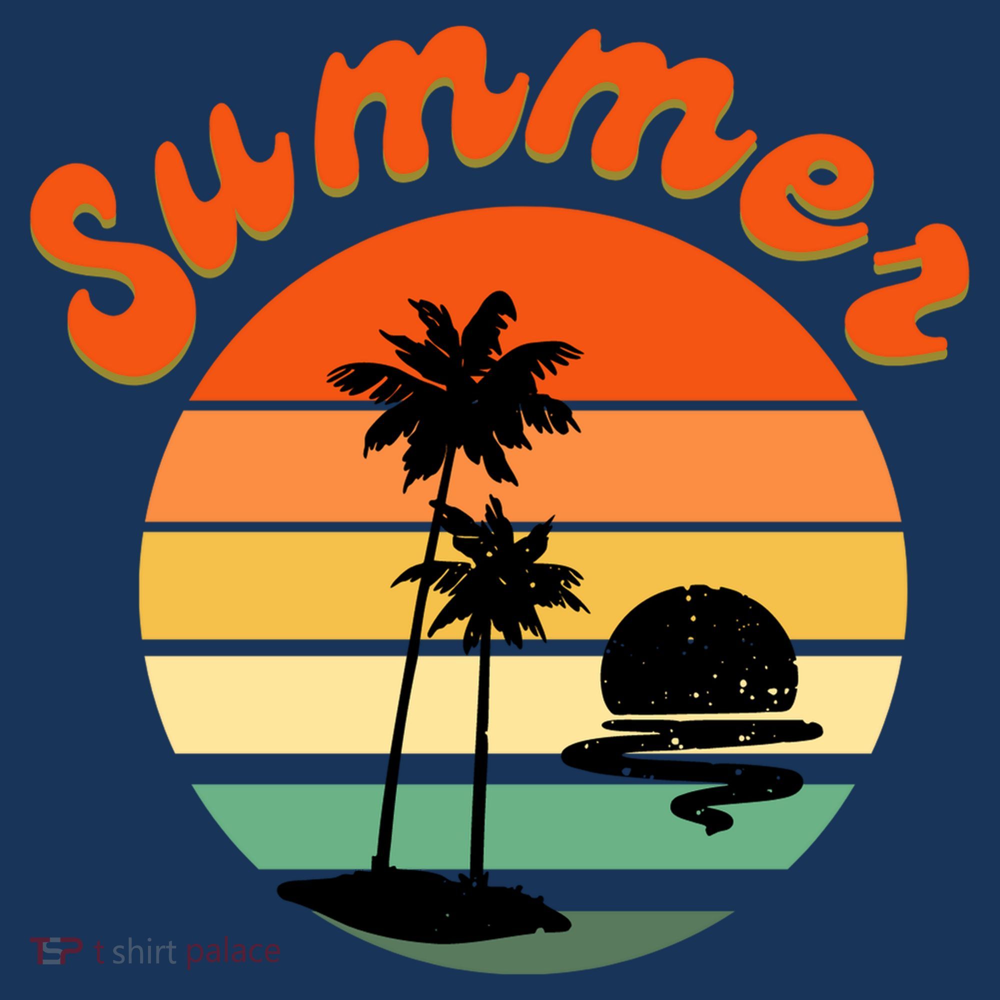 Summer Sunset Beach Retro Vacation Bucket Hat