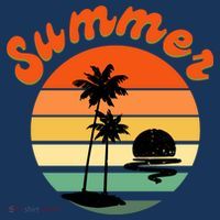 Summer Sunset Beach Retro Vacation Women's T-Shirt thumb 6