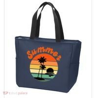 Summer Sunset Beach Retro Vacation Tote Bag thumb 3