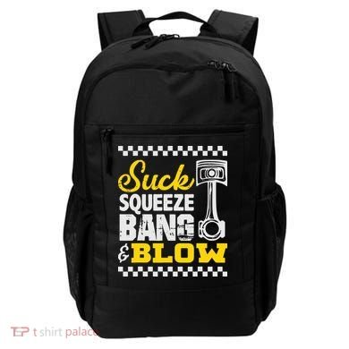 Suck Squeeze Bang Blow Car Lovers Backpack