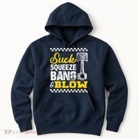 Suck Squeeze Bang Blow Car Lovers Hoodie thumb 0