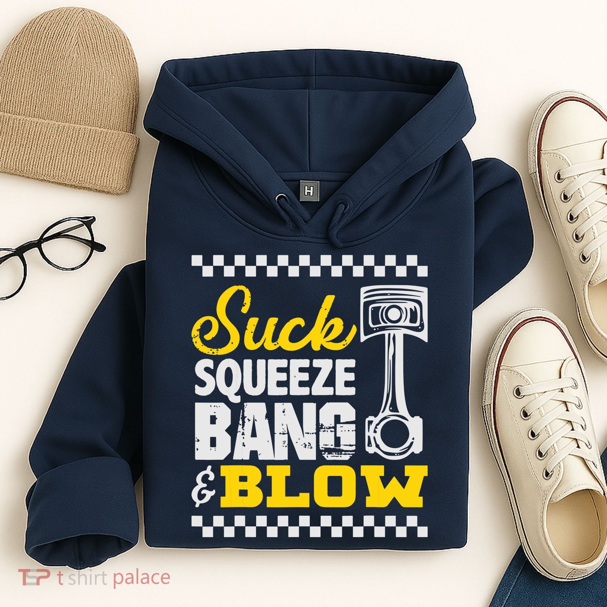 Suck Squeeze Bang Blow Car Lovers Hoodie