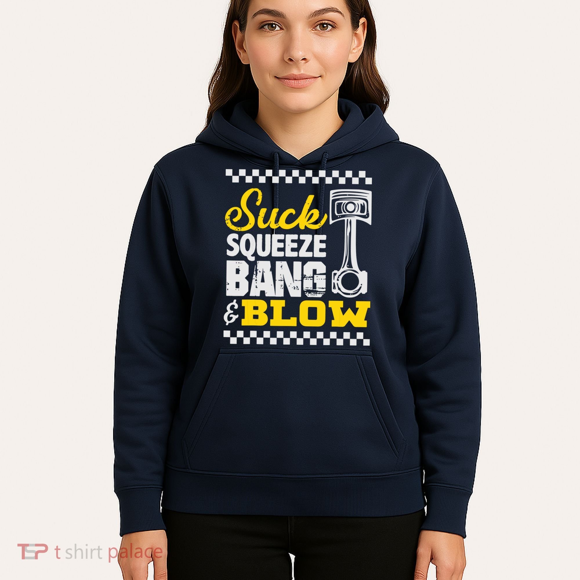 Suck Squeeze Bang Blow Car Lovers Hoodie