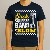 Suck Squeeze Bang Blow Car Lovers T-Shirt thumb 3