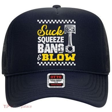 Suck Squeeze Bang Blow Car Lovers Hat