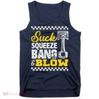 Suck Squeeze Bang Blow Car Lovers Tank Top thumb 0