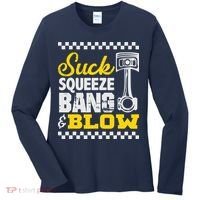 Suck Squeeze Bang Blow Car Lovers Women's Long Sleeve Shirt thumb 0