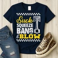 Suck Squeeze Bang Blow Car Lovers Women's T-Shirt thumb 3