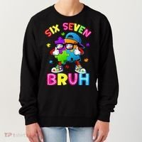 Six Seven Bruh 67 Autism Puzzle 6-7 Meme Women's Sweatshirt thumb 0