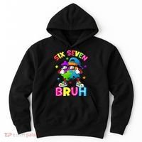 Six Seven Bruh 67 Autism Puzzle 6-7 Meme Hoodie thumb 0