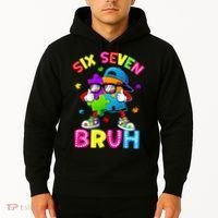 Six Seven Bruh 67 Autism Puzzle 6-7 Meme Hoodie thumb 2