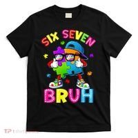 Six Seven Bruh 67 Autism Puzzle 6-7 Meme T-Shirt thumb 0