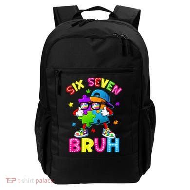 Six Seven Bruh 67 Autism Puzzle 6-7 Meme Backpack