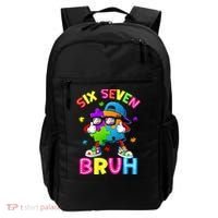 Six Seven Bruh 67 Autism Puzzle 6-7 Meme Backpack thumb 0