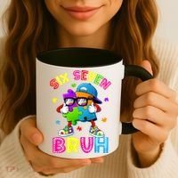 Six Seven Bruh 67 Autism Puzzle 6-7 Meme Coffee Mug thumb 3
