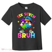 Six Seven Bruh 67 Autism Puzzle 6-7 Meme Toddler T-Shirt thumb 0