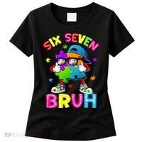 Six Seven Bruh 67 Autism Puzzle 6-7 Meme Women's T-Shirt thumb 0