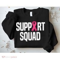 Support Squad Breast Cancer Awareness Ribbon Sweatshirt thumb 2