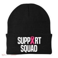 Support Squad Breast Cancer Awareness Ribbon Beanie thumb 0