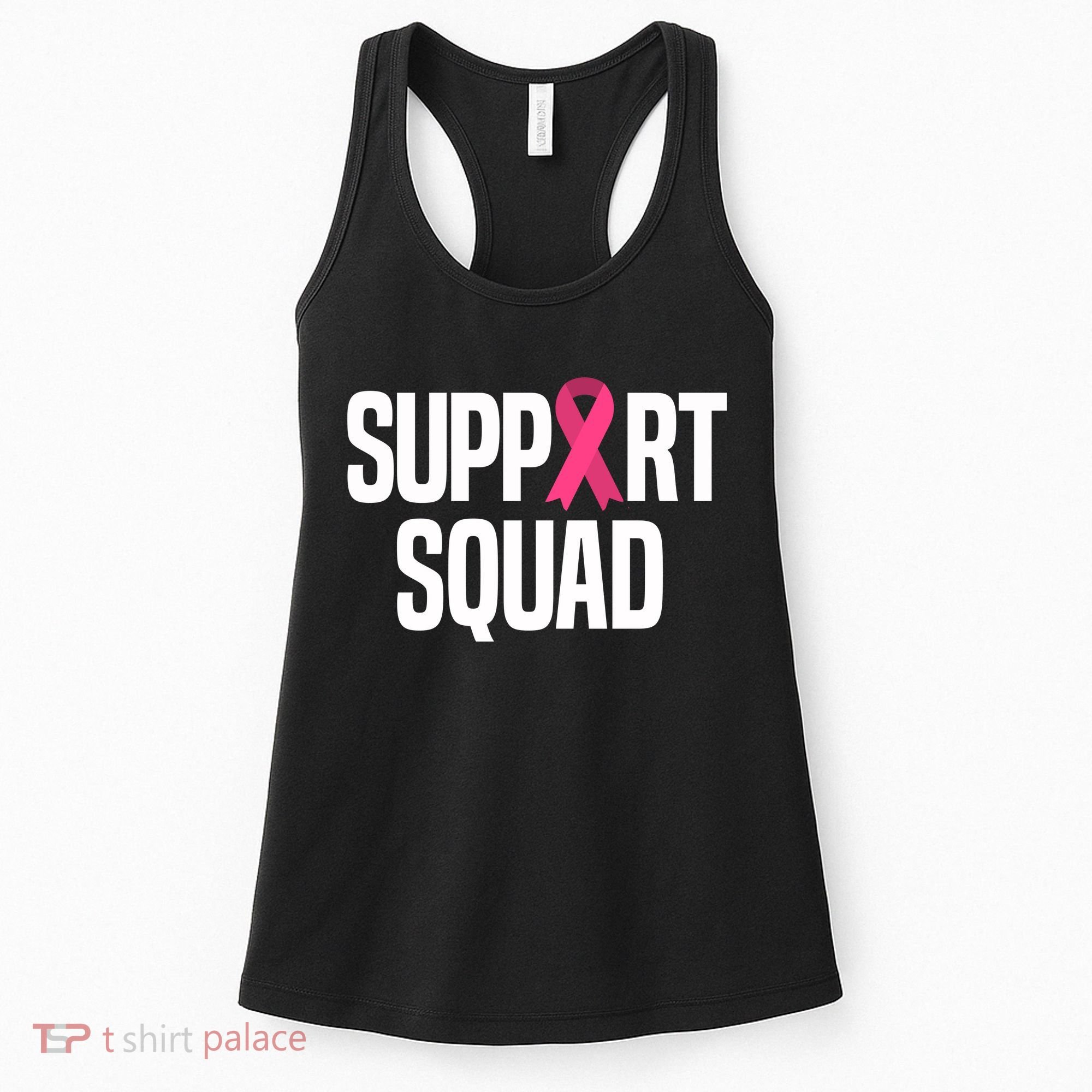 Support Squad Breast Cancer Awareness Ribbon Women's Tank Top