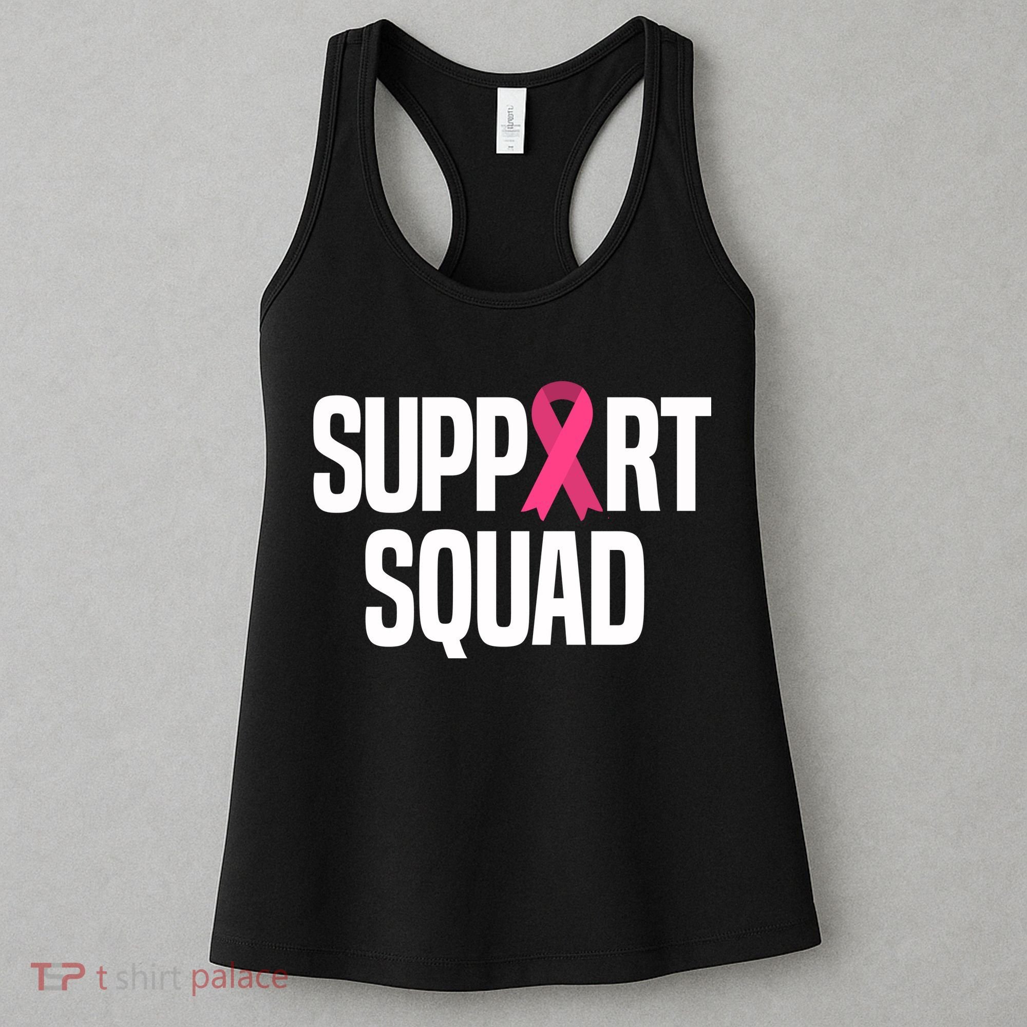 Support Squad Breast Cancer Awareness Ribbon Women's Tank Top