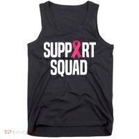 Support Squad Breast Cancer Awareness Ribbon Tank Top thumb 0