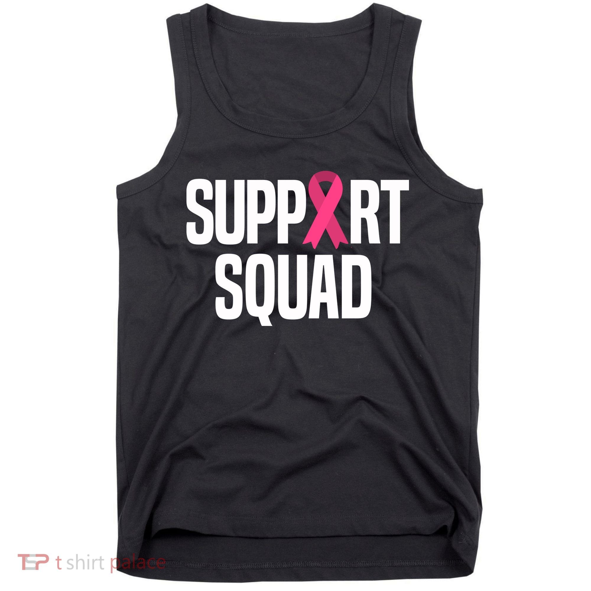 Support Squad Breast Cancer Awareness Ribbon Tank Top