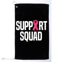 Support Squad Breast Cancer Awareness Ribbon Golf Towel thumb 0