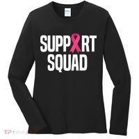 Support Squad Breast Cancer Awareness Ribbon Women's Long Sleeve Shirt thumb 0