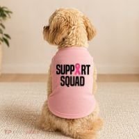 Support Squad Breast Cancer Awareness Ribbon Doggie Tank thumb 2