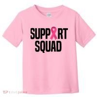 Support Squad Breast Cancer Awareness Ribbon Toddler T-Shirt thumb 0