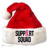 Support Squad Breast Cancer Awareness Ribbon Santa Hat thumb 0
