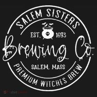 Salem Sisters Brewing Co Witch Brew Company Funny Witch Hall Sweatshirt thumb 3