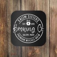 Salem Sisters Brewing Co Witch Brew Company Funny Witch Hall Coaster thumb 0