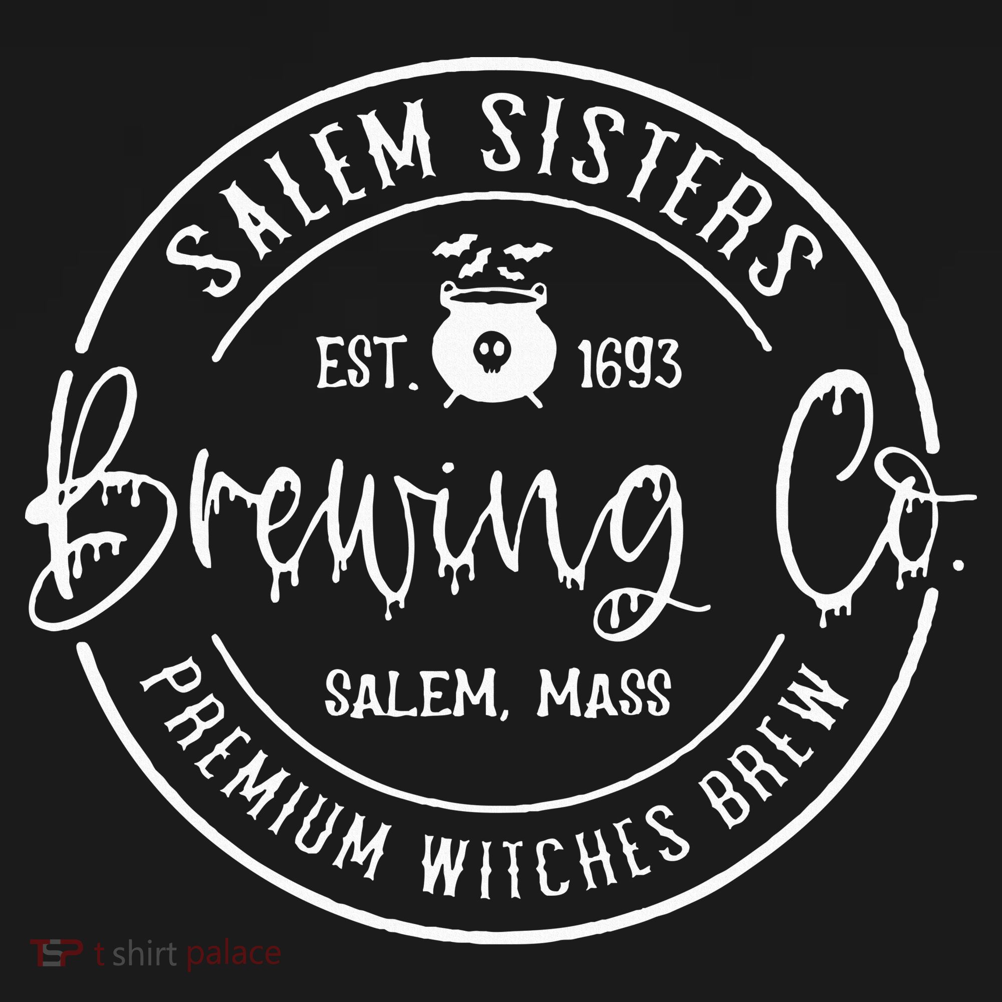 Salem Sisters Brewing Co Witch Brew Company Funny Witch Hall Baby Bodysuit