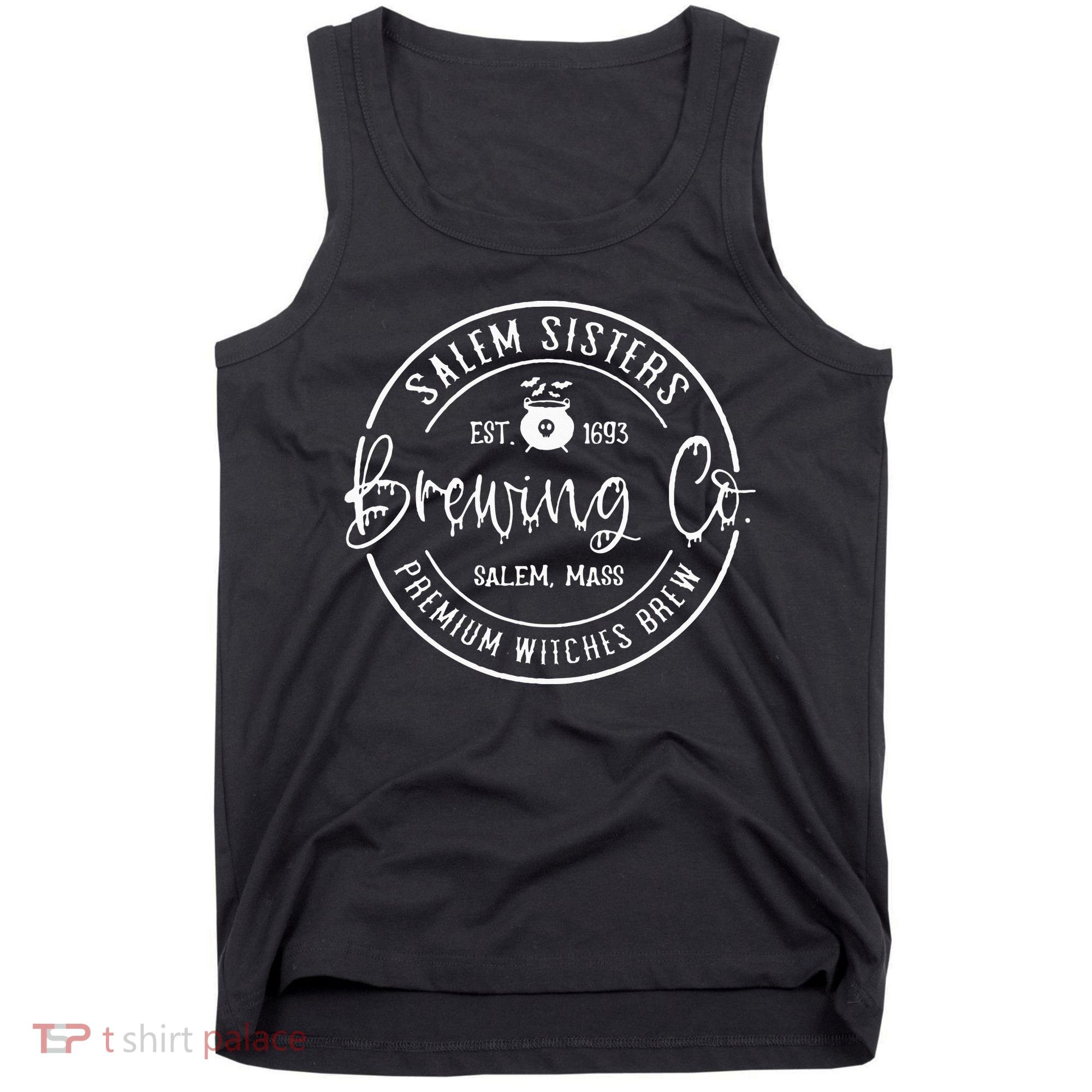 Salem Sisters Brewing Co Witch Brew Company Funny Witch Hall Tank Top