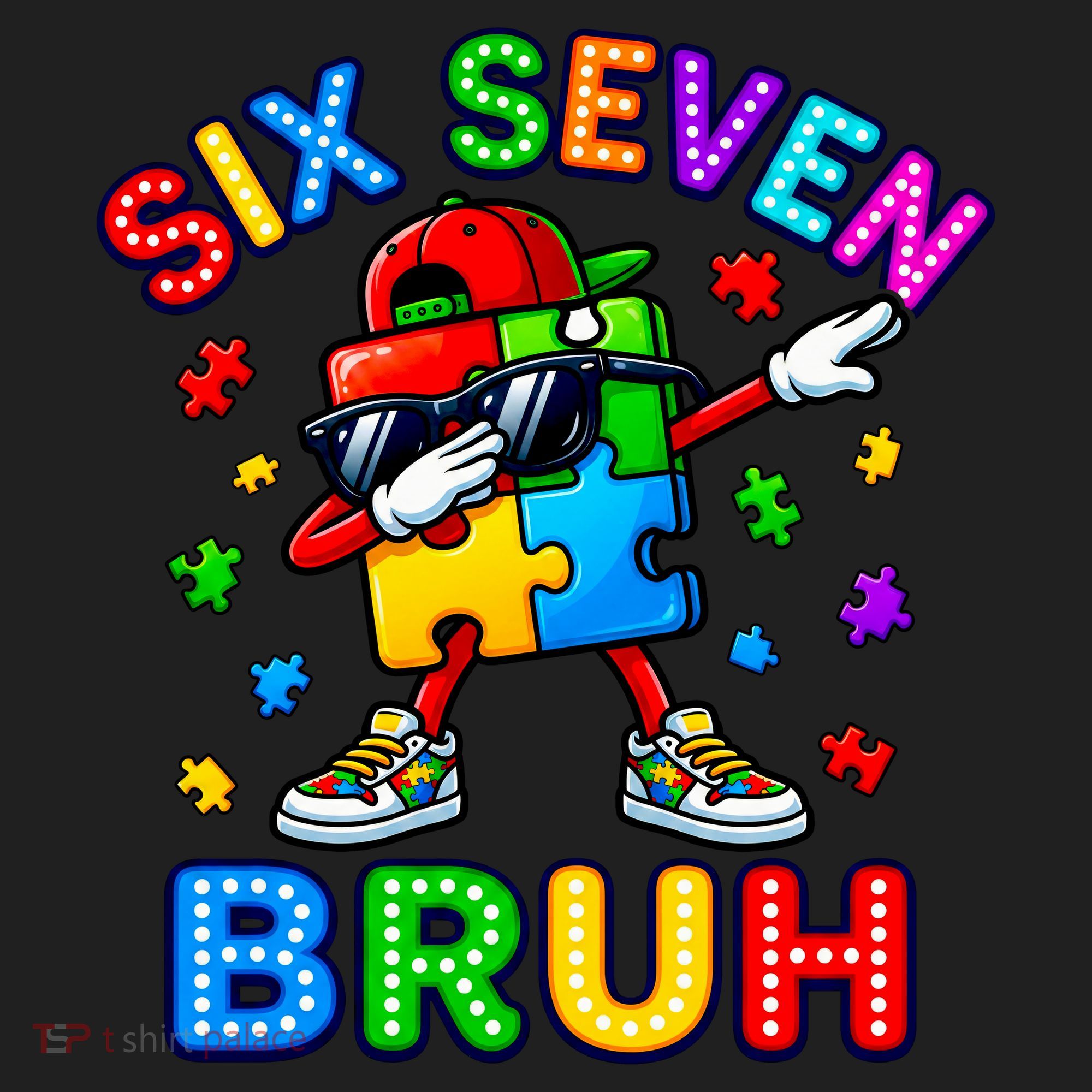 Six Seven Bruh Autism Women's Sweatshirt