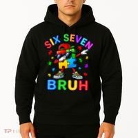 Six Seven Bruh Autism Hoodie thumb 2