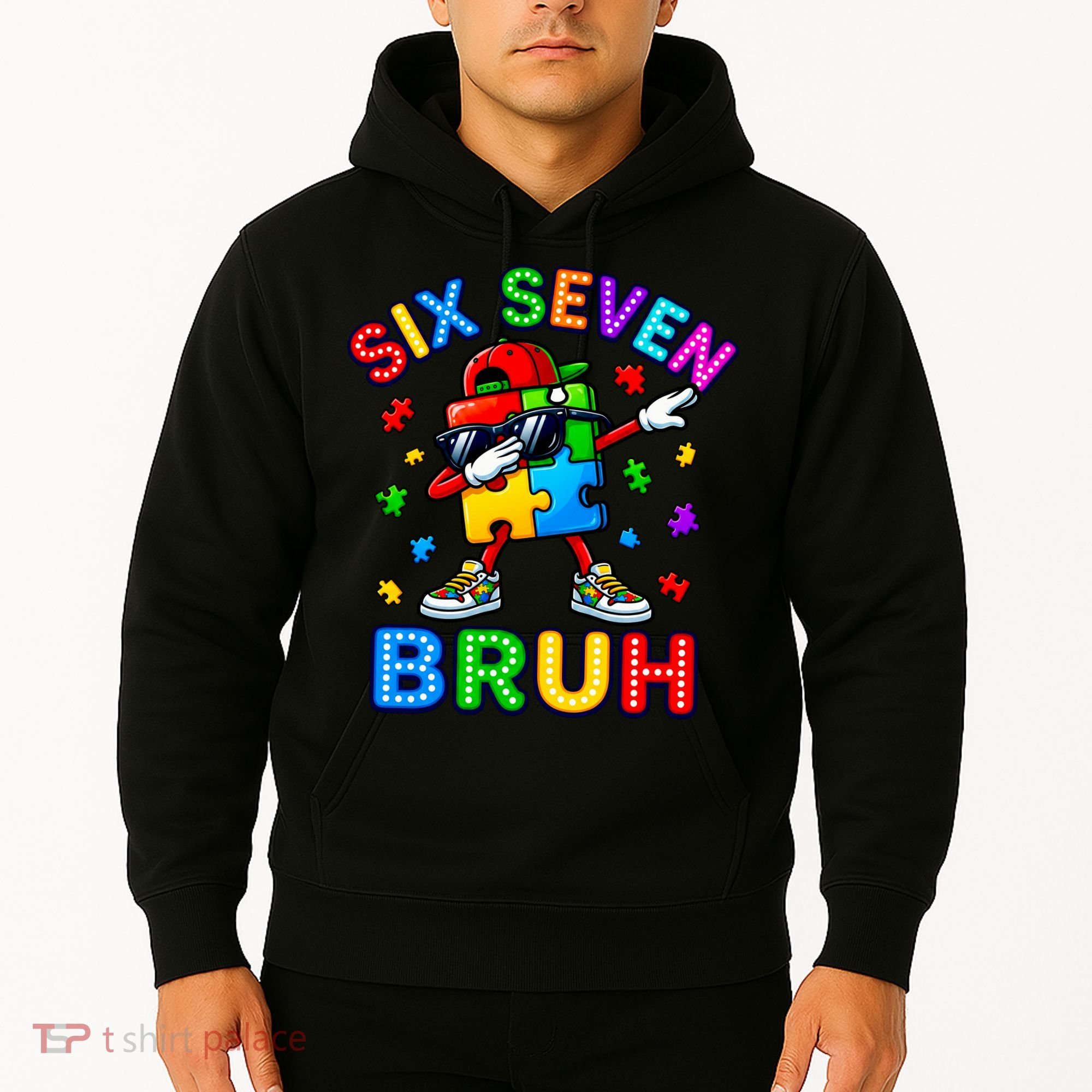Six Seven Bruh Autism Hoodie
