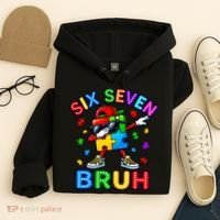 Six Seven Bruh Autism Hoodie thumb 4