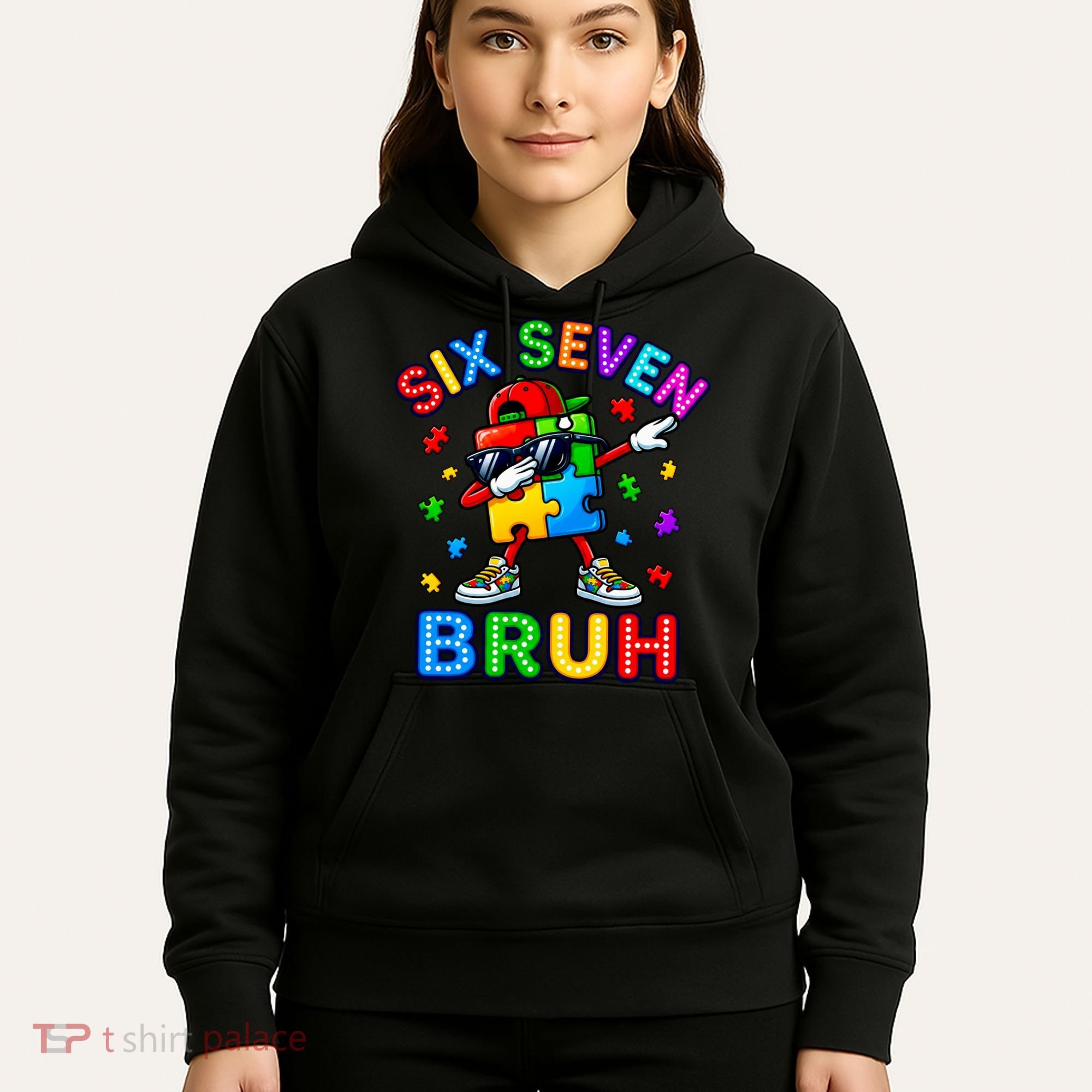 Six Seven Bruh Autism Hoodie