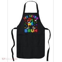Six Seven Bruh Autism Apron thumb 0
