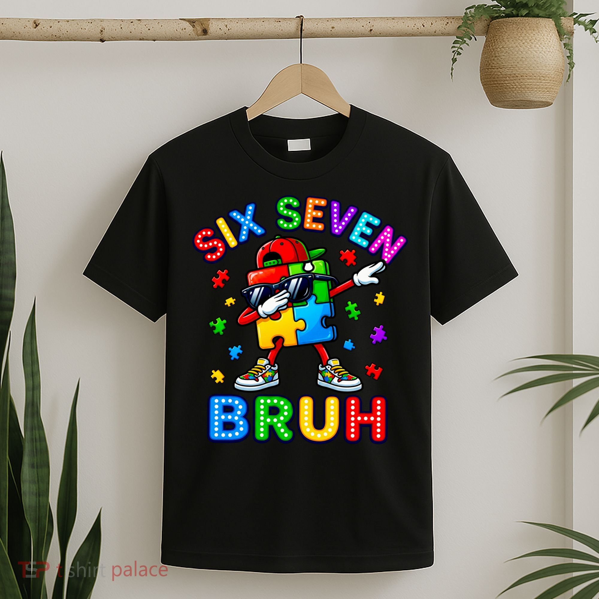 Six Seven Bruh Autism T-Shirt